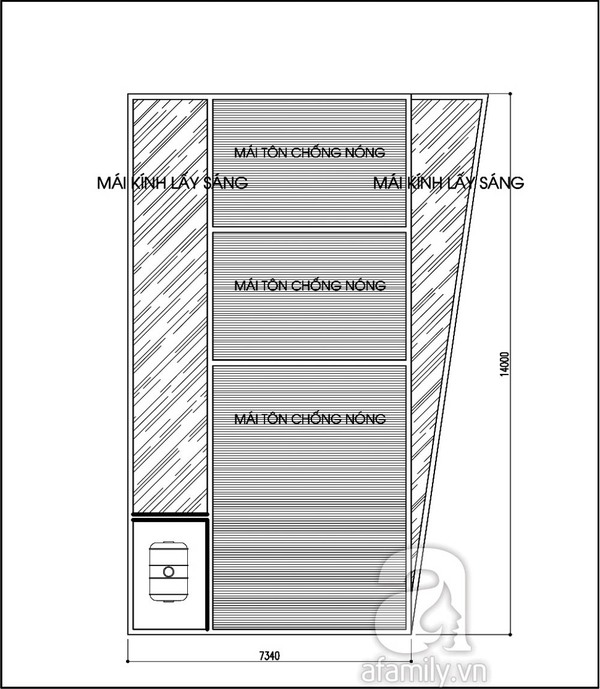 Tư vấn thiết kế nhà 1 tầng thông minh trên mảnh đất hình thang 3