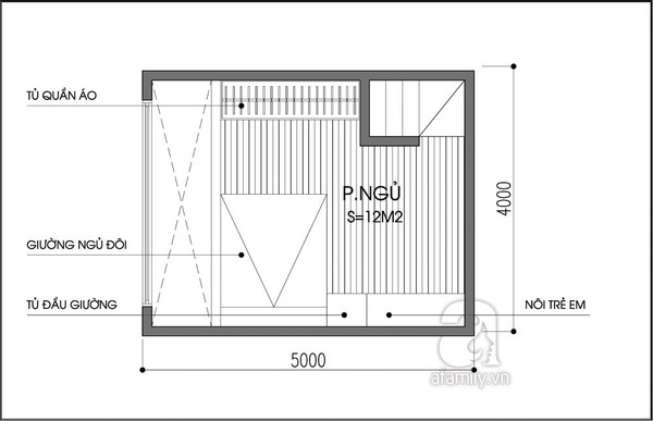 Tư vấn bố trí nội thất nhà 20m² cho gia đình có con nhỏ 2