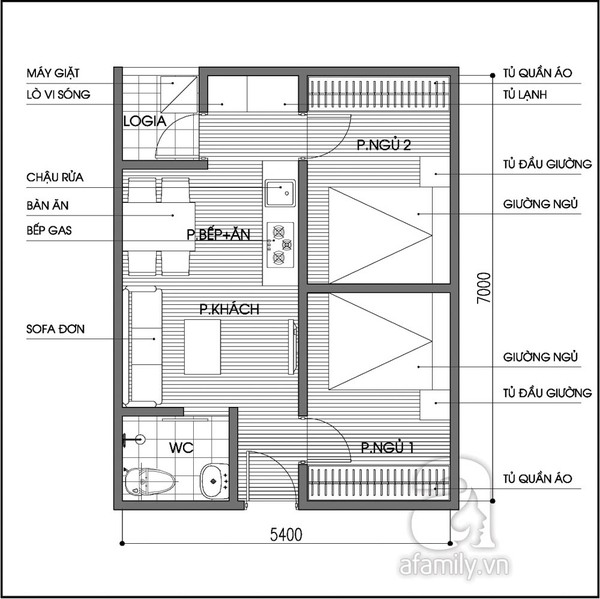 Tư vấn cải tạo cho căn hộ nhỏ nhưng cần nhiều phòng 2