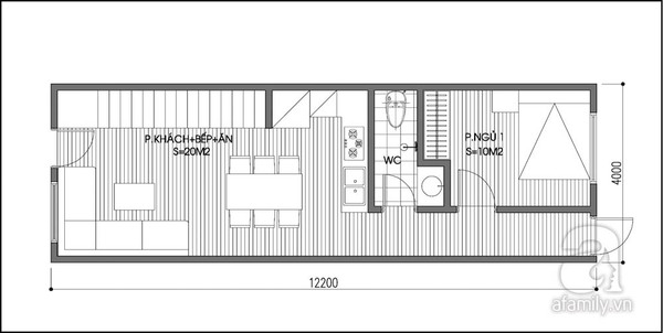 Tư vấn cải tạo nhà ống cho gia đình 3 thế hệ 2