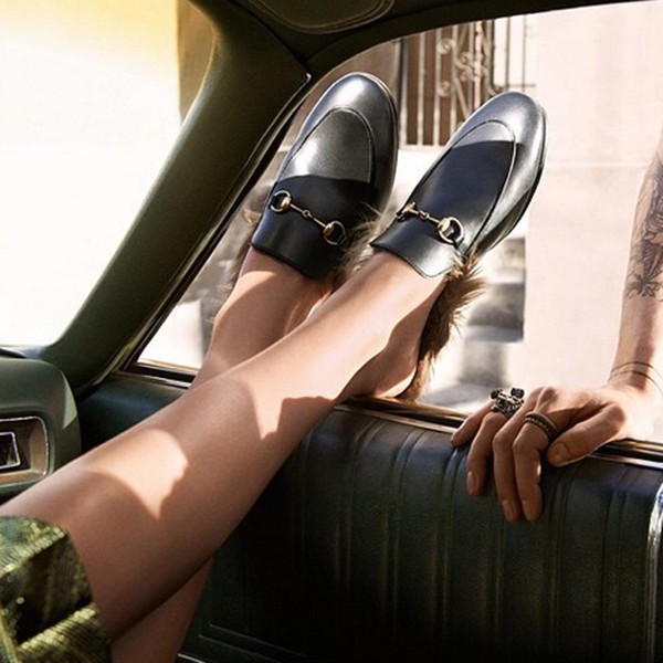 sục loafer lông 