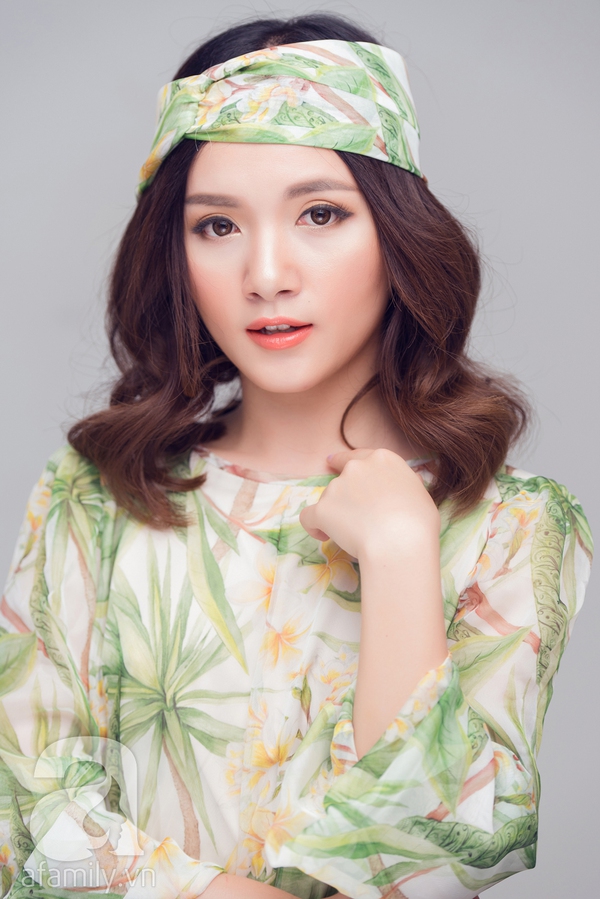 tự làm tóc với khăn turban 