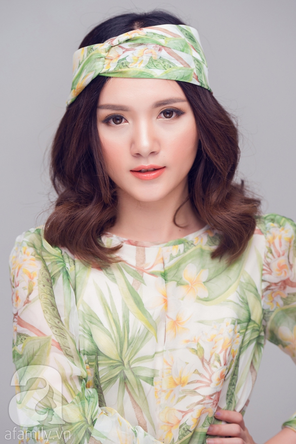 tự làm tóc với khăn turban 