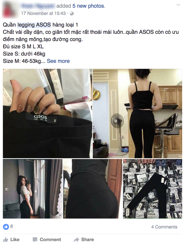 Quần legging nâng mông 