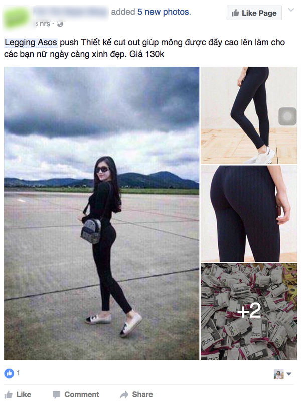 Quần legging nâng mông 