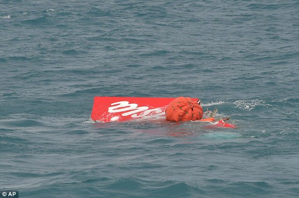 Đuôi máy bay QZ8501 đã được vớt lên nhưng không tìm thấy hộp đen 1