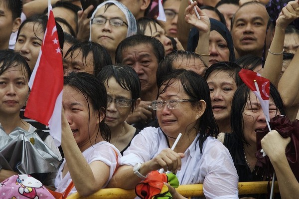 Hình ảnh xúc động lễ tang ông Lý Quang Diệu