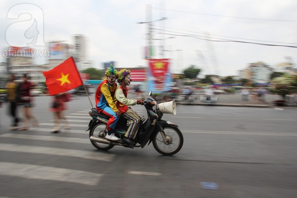 Cảnh yên bình trên phố Sài Gòn vào ngày đầu nghỉ lễ