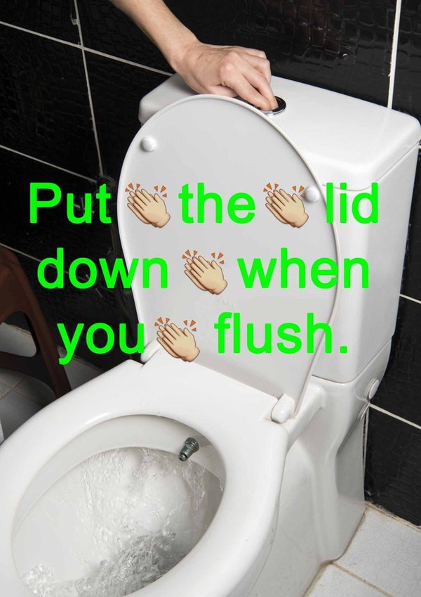 thói quen có hại trong nhà vệ sinh