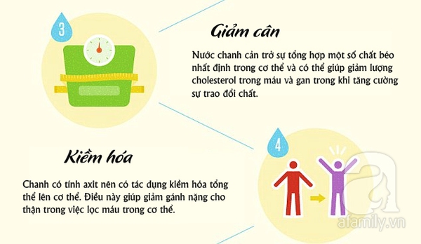 uống nước chanh ấm mỗi sáng