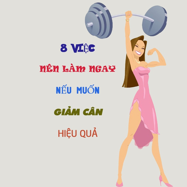điều cần l&agrave;m để giảm c&acirc;n
