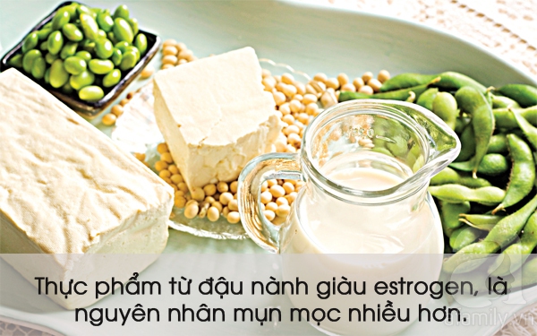 thực phẩm mùa hè gây mụn