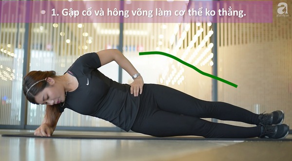 động tác sideplank