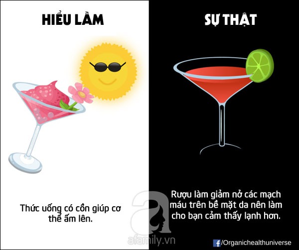 hiểu lầm về cơ thể