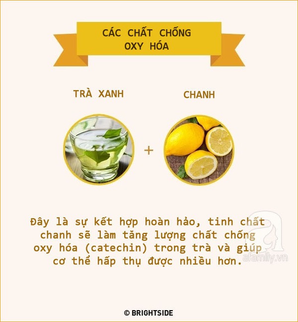 thực phẩm kết hợp cùng nhau