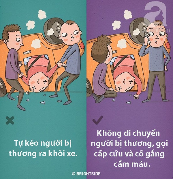 cách sơ cứu đúng sai