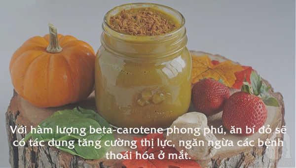 tác dụng của bí đỏ