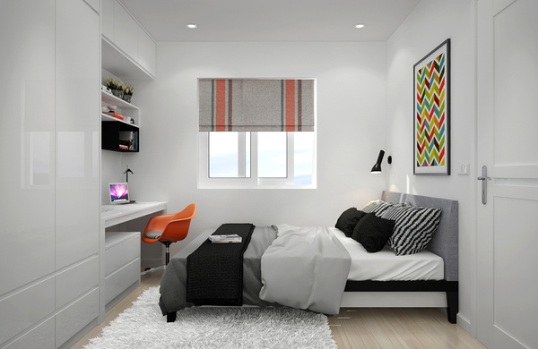 bố trí nội thất 1 Tư vấn bố trí nội thất căn nhà 15m² hiện đại và đầy đủ các không gian chức năng