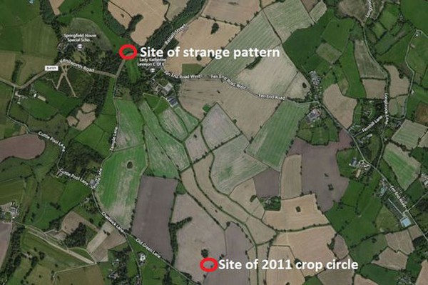 Vòng tròn bí ẩn xuất hiện ở vùng nông thôn nước Anh 2
