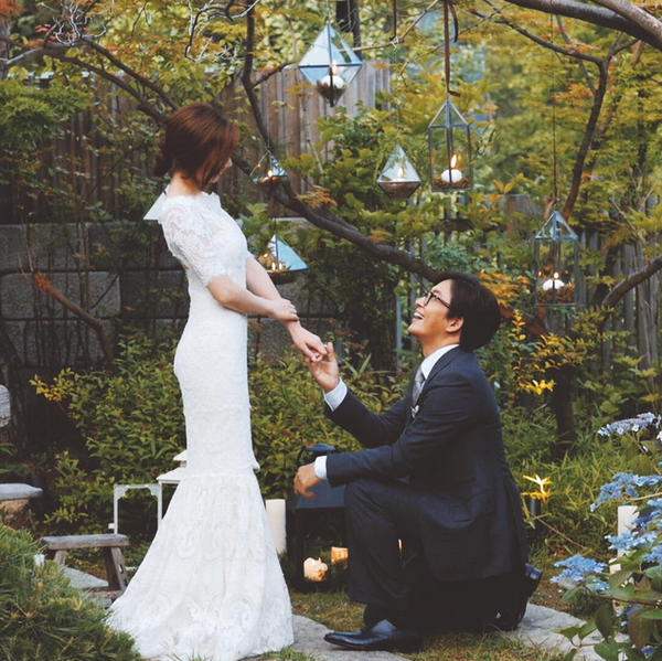 Bae Yong Joon khoe ảnh cưới trước giờ tổ chức hôn lễ