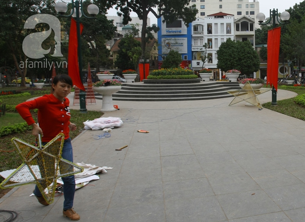 H&agrave; Nội th&agrave;nh vườn hoa khổng lồ ng&agrave;y gi&aacute;p Tết 11