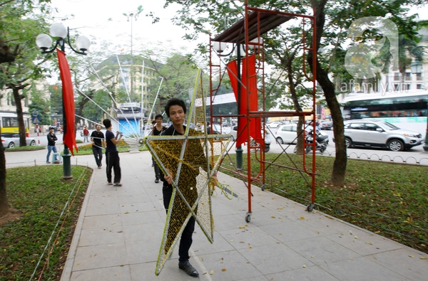 H&agrave; Nội th&agrave;nh vườn hoa khổng lồ ng&agrave;y gi&aacute;p Tết 19