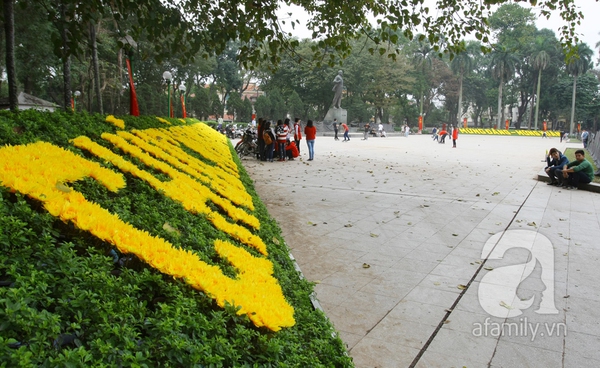 H&agrave; Nội th&agrave;nh vườn hoa khổng lồ ng&agrave;y gi&aacute;p Tết 2