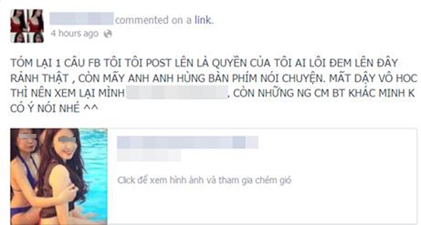G&aacute;i xinh &ldquo;d&iacute;nh phốt&rdquo; v&igrave; th&iacute;ch post vu vơ l&ecirc;n mạng 10