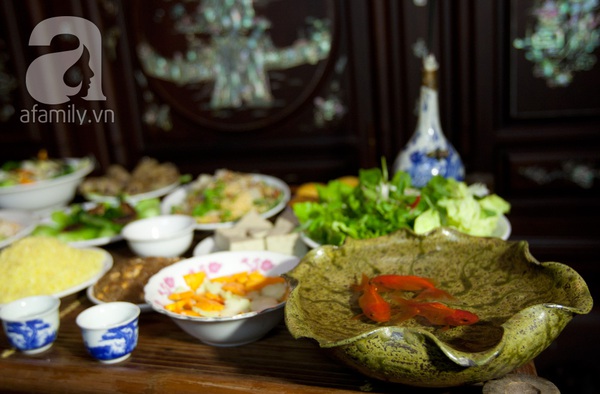 Cận cảnh lễ cúng ông Công, ông Táo chay của một gia đình Hà Nội 11 Cận cảnh lễ cúng ông Công, ông Táo chay của một gia đình Hà Nội 11