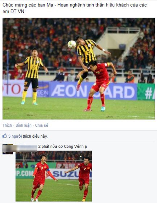 Nỗi thất vọng sau trận thua của đội tuyển Việt Nam tràn ngập Facebook 4