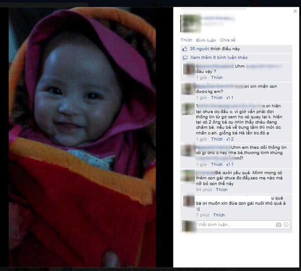 Cư dân mạng truyền nhau hình ảnh đáng yêu về em bé bị bỏ rơi ở Thái Nguyên  4