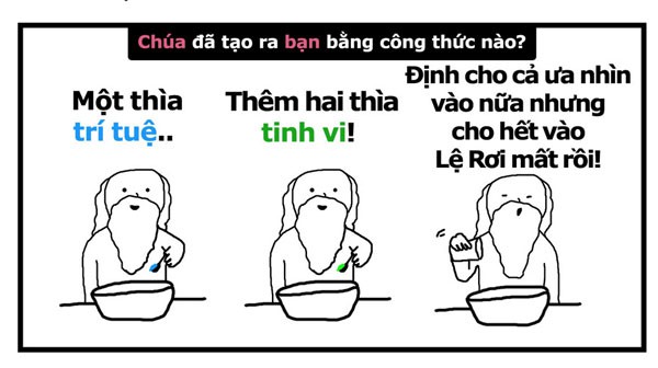 chúa đã tạo ra bạn bằng công thức nào