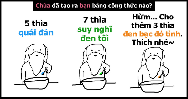 chúa đã tạo ra bạn bằng công thức nào