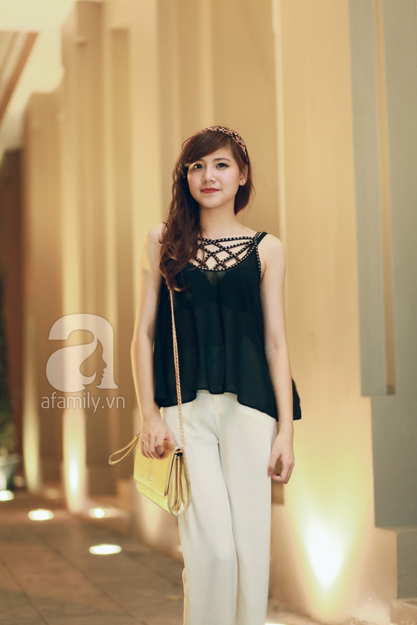 Chọn đồ đen-trắng gợi cảm cho độc giả chỉ th&iacute;ch mặc v&aacute;y su&ocirc;ng 5