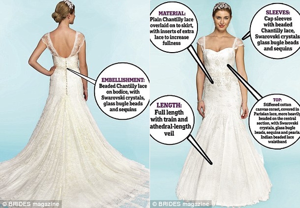 Ngắm chiếc váy cưới hoàn hảo được 3.000 cô dâu bình chọn 2