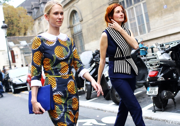 Đã mắt với street style ngập tràn họa tiết tại Paris Fashion Week 7