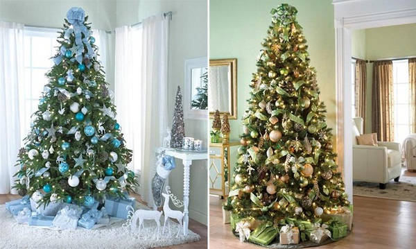 9 kiểu trang tr&iacute; c&acirc;y th&ocirc;ng Noel tuyệt đẹp! 4