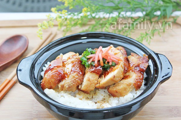 Bữa trưa văn ph&ograve;ng ngon với cơm g&agrave; kiểu Nhật 11