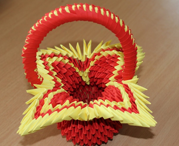 Trổ tài khéo tay làm giỏ Origami cực xinh 1