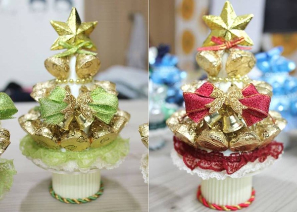 C&acirc;y th&ocirc;ng Noel si&ecirc;u đ&aacute;ng y&ecirc;u từ chocolate 1