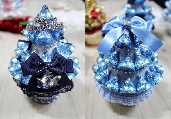 C&acirc;y th&ocirc;ng Noel si&ecirc;u đ&aacute;ng y&ecirc;u từ chocolate 11