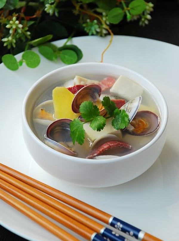 Nấu canh ngao đậu hũ cho ngày oi nóng 7