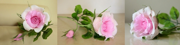 Cách làm hoa hồng vải đơn giản mà đẹp 12