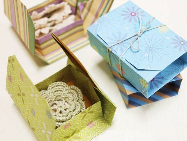Gấp hộp quà xinh xắn theo phong cách Origami 12
