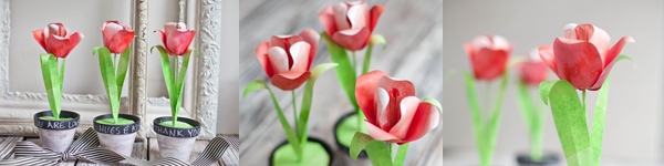 3 bước đơn giản làm hoa tulip giấy rực rỡ 11