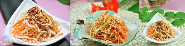 Salad gà chua ngọt dễ ăn 10