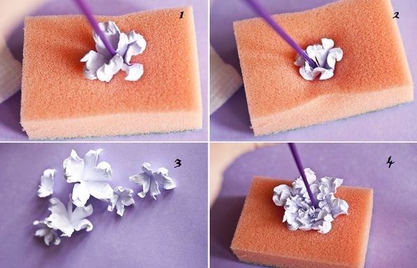 Cách làm hoa giấy tuyệt đẹp trang trí hộp quà hay bưu thiếp 12