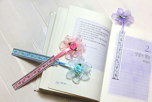 Tự chế bookmark hoa xinh yêu bắt mắt 15