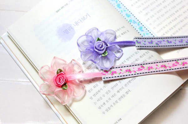 Tự chế bookmark hoa xinh yêu bắt mắt 17