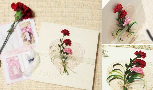 Tự chế hộp quà kiêm tranh hoa cẩm chướng tuyệt đẹp 17